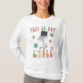 Ce T-shirt Rétro de Sonographe "C'est Comme Ça Que (Devant)