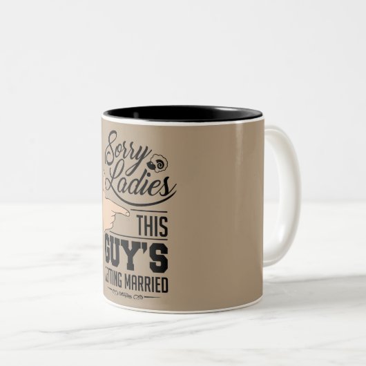 Ce type se mariant ! Tasse (Devant droit)