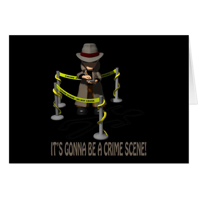 Ce va être une scène du crime (Devant horizontal)