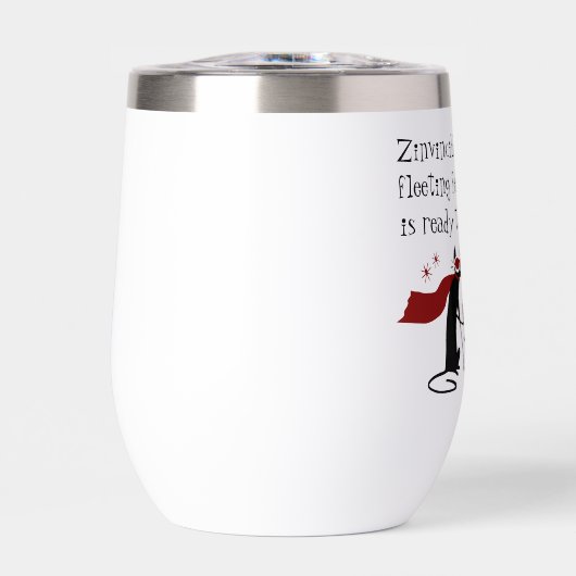 Ce Zinvincible Sentiment Drôle Citation De Vin Zin (Avant)