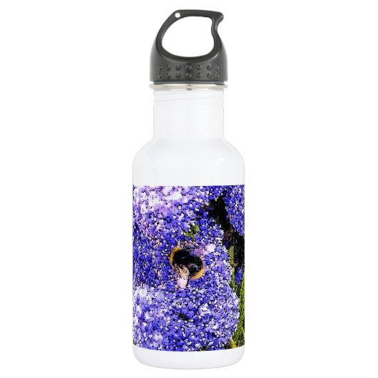 Ceanothus Flower Bee Waterfles (Voorkant)