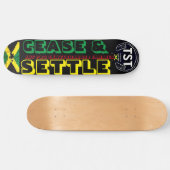 CEASE AND SETTLE Planche de skateboard 8 1/4" (Horz)