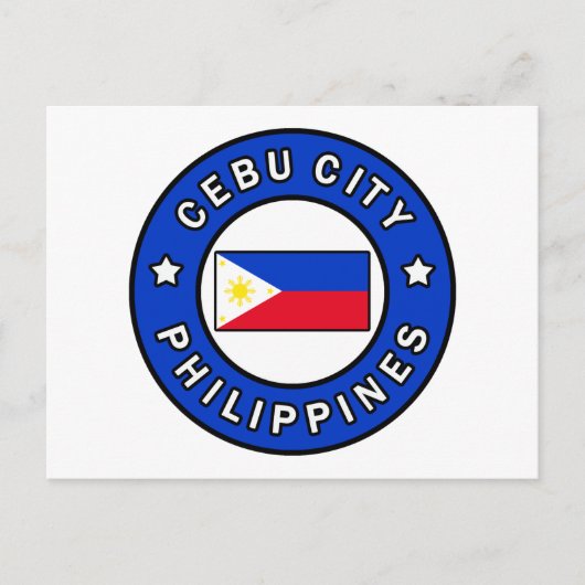 Cebu City Filippijnen Briefkaart (Voorkant)