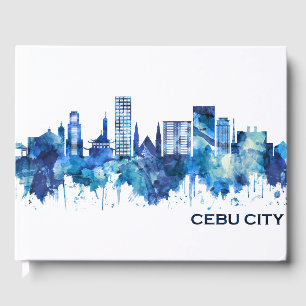 Cebu City Filippijnen Skyline Blue Gastenboek