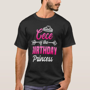 Cece of the Birthday Princess Party Bday Celebrati T-shirt