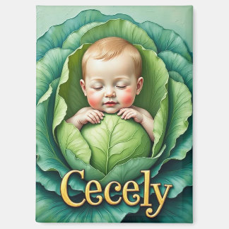 CECECELY ~ Dans le patch de chou ~ Magnet