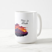 Ceci est un mug de l'Utah (Devant droit)