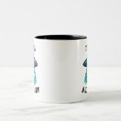 Ceci est un mug en forme de vaisseau spatial OVNI (Centre)