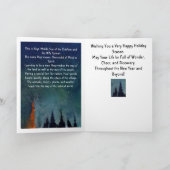 Ceci est une carte de Noël pour un jeune garçon. (Intérieur)