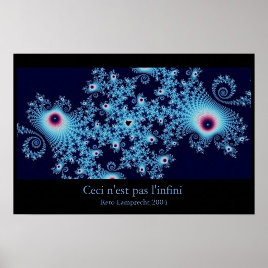 Ceci n'est pas l'infini poster (Voorkant)