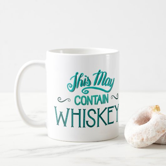 Ceci peut contenir la tasse de whiskey (Avec donut)