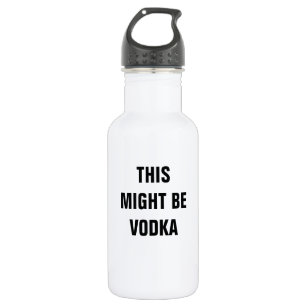 Ceci pourrait être bouteille d'eau de vodka
