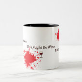 Ceci pourrait être du vin – Mug à café vintage amu (Centre)