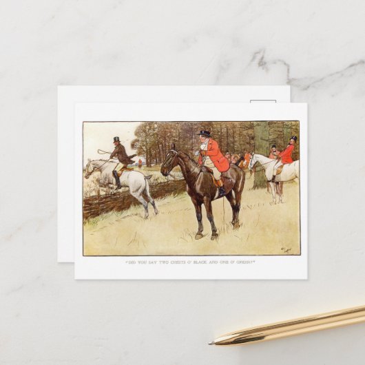 Cecil Aldin Briefkaarten (Voorkant / Achterkant in situ)