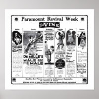 Cecil B. DeMille 1922  filmadvertenties poster