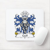 Cecil Family Crest Muismat (Met muis)