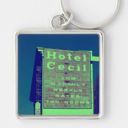 Cecil Hotel Photo Premium Sleutelhanger