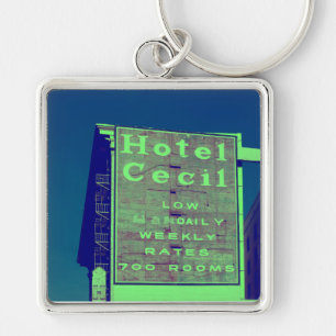 Cecil Hotel Photo Premium Sleutelhanger