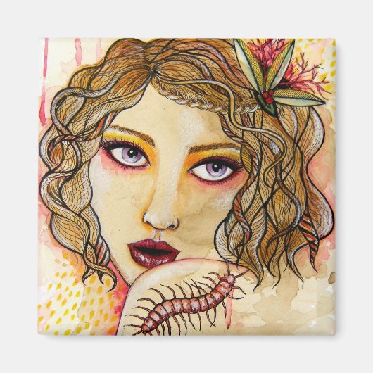 Cecilia en de duizendpootmagneet magneet (Voorkant)