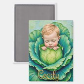 CECILY ~ Dans le patch de chou ~ Aimant (Recto/Verso)