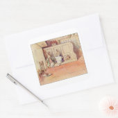 Cecily Parsley's Nursery Rhymes van Beatrix Potter Vierkante Sticker (Envelop)