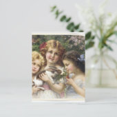 Cecily Spring Easter Shirt Feestdagenkaart (Staand voorkant)