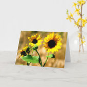 CEDA - TOURNESOL - CARTE VIERGE (Fleur jaune)