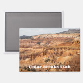 Cedar Breaks National Monument Utah Magnet Magneet (Voorkant / Achterkant)