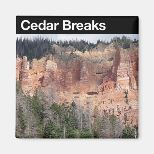Cedar Breaks NM Magneet (Voorkant)