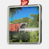 Cedar Bridge Metalen Ornament (Links)