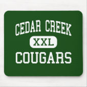 Cedar Creek - Cougars - High - Ruston Louisiana Muismat (Voorkant)