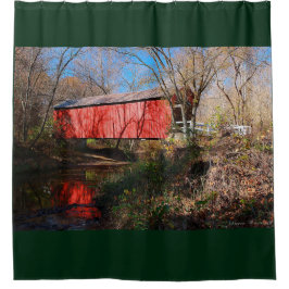 Cedar Creek Covered Bridge, Missouri Douchegordijn