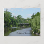 Cedar Creek Interurban Bridge Briefkaart (Voorkant)