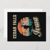 Cedar Herfsten Iowa Briefkaart (Voorkant / Achterkant)