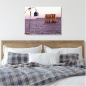 Cedar Key Bird Feeder Canvas Afdruk (Insitu (Slaapkamer))