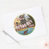 Cedar Key, Floride 2018 autocollant voyage (Enveloppe)