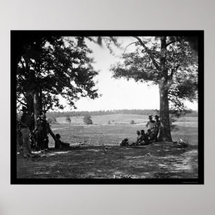 Cedar Mountain Battlefield uit West 1862 Poster