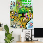 Cedar Park Texas Poster (Thuiskantoor)
