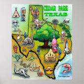 Cedar Park Texas Poster (Voorkant)
