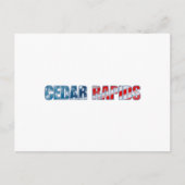 Cedar Rapids Briefkaart (Voorkant)