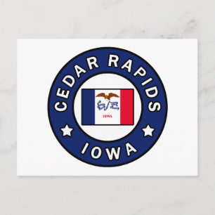 Cedar Rapids Iowa Briefkaart