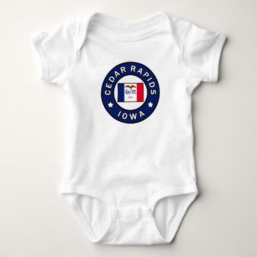 Cedar Rapids Iowa Romper (Voorkant)
