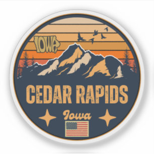 Cedar Rapids, Iowa, Verenigde Staten Sticker