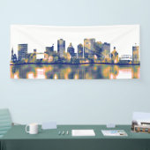 Cedar Rapids Skyline Spandoek (Beurs)