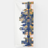 Cedar Rapids Skyline Spandoek (Verticaal)