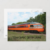 "Cedar Rapids" Skytop Lounge Briefkaart (Voorkant / Achterkant)