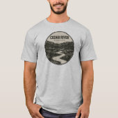 Cedar River National Grassland Stream T-shirt (Voorkant)