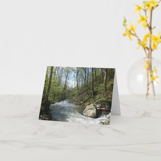 Cedar Run op White Oak Canyon Kaart (Gele Bloem)