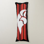 Cedar Springs Red Hawks #6 Lichaamskussen (Voorkant Verticaal)