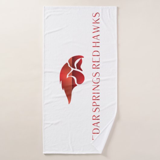 Cedar Springs Red Hawks #7 (Serviette de bain)